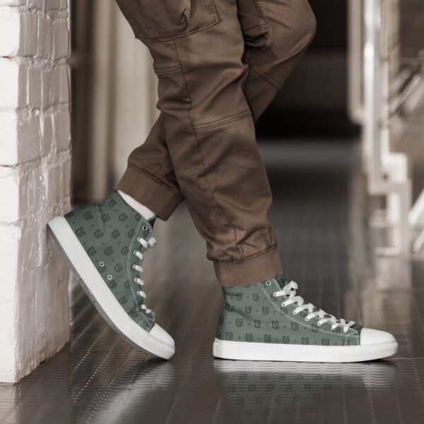Men’s high top canvas shoes - Billede 2