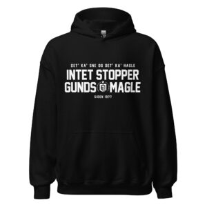 Voksen Hoodie Sne og Hagle